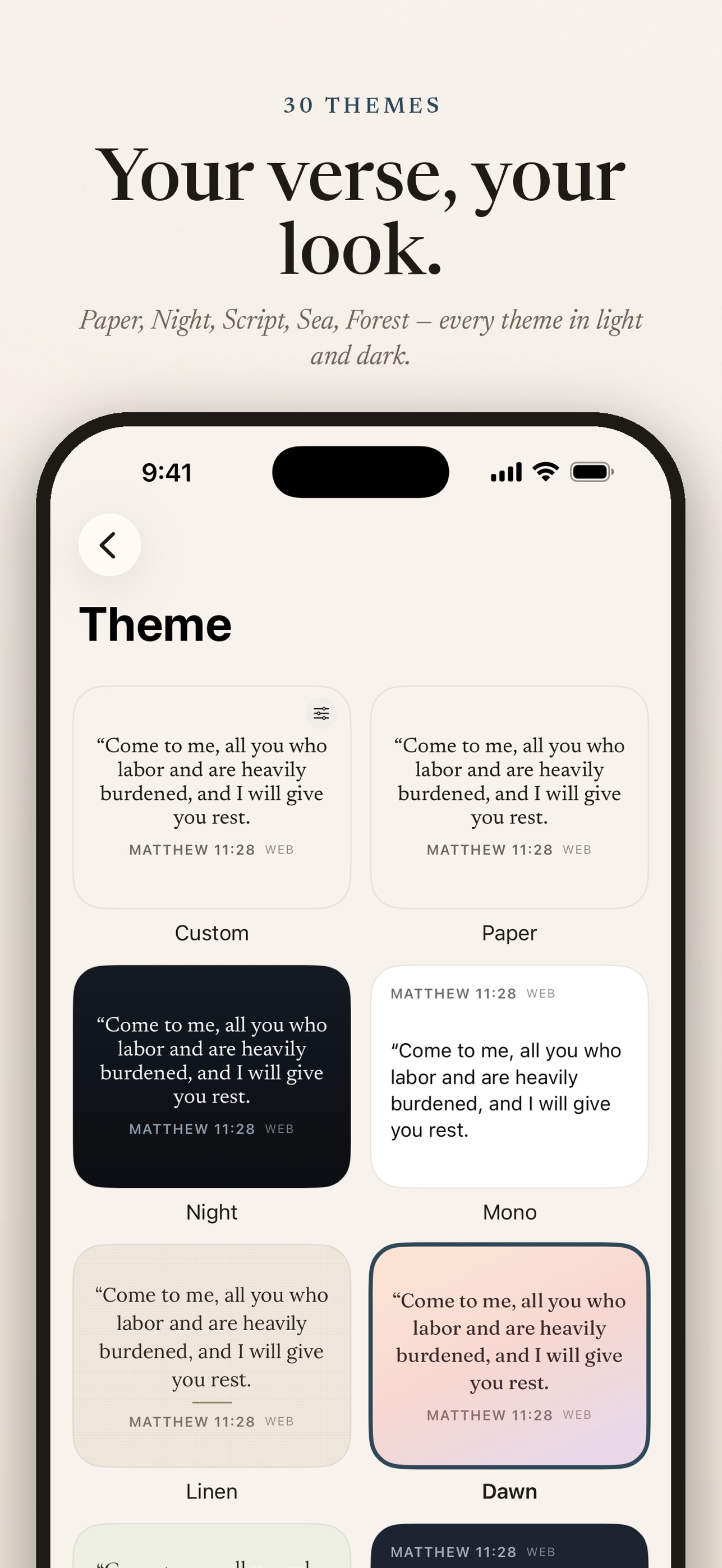 Screenshot 5 of Bible Verse Widget: Kindlight