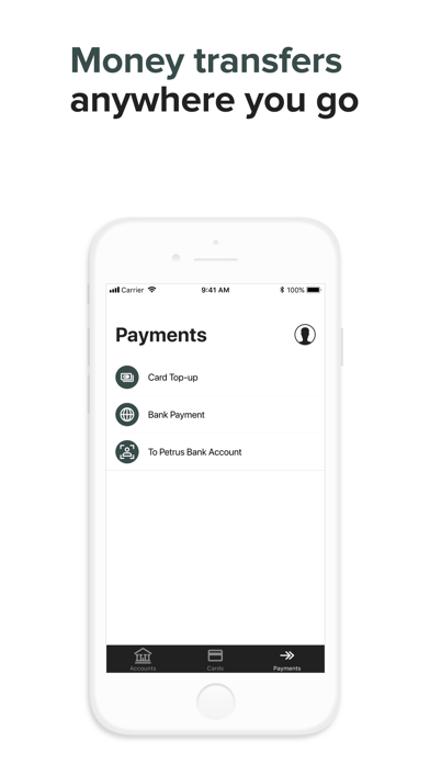 Petrus Bank Screenshot