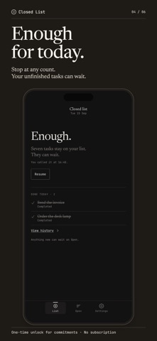 Closed List screenshot 4