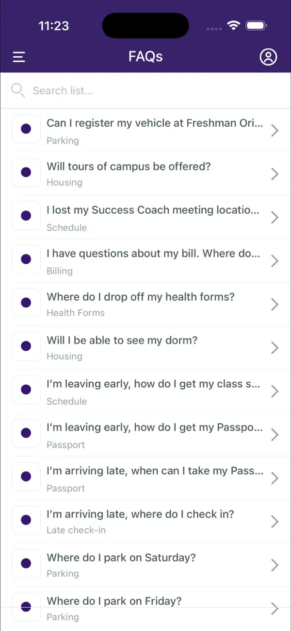 Screenshot #3 pour High Point University Guides