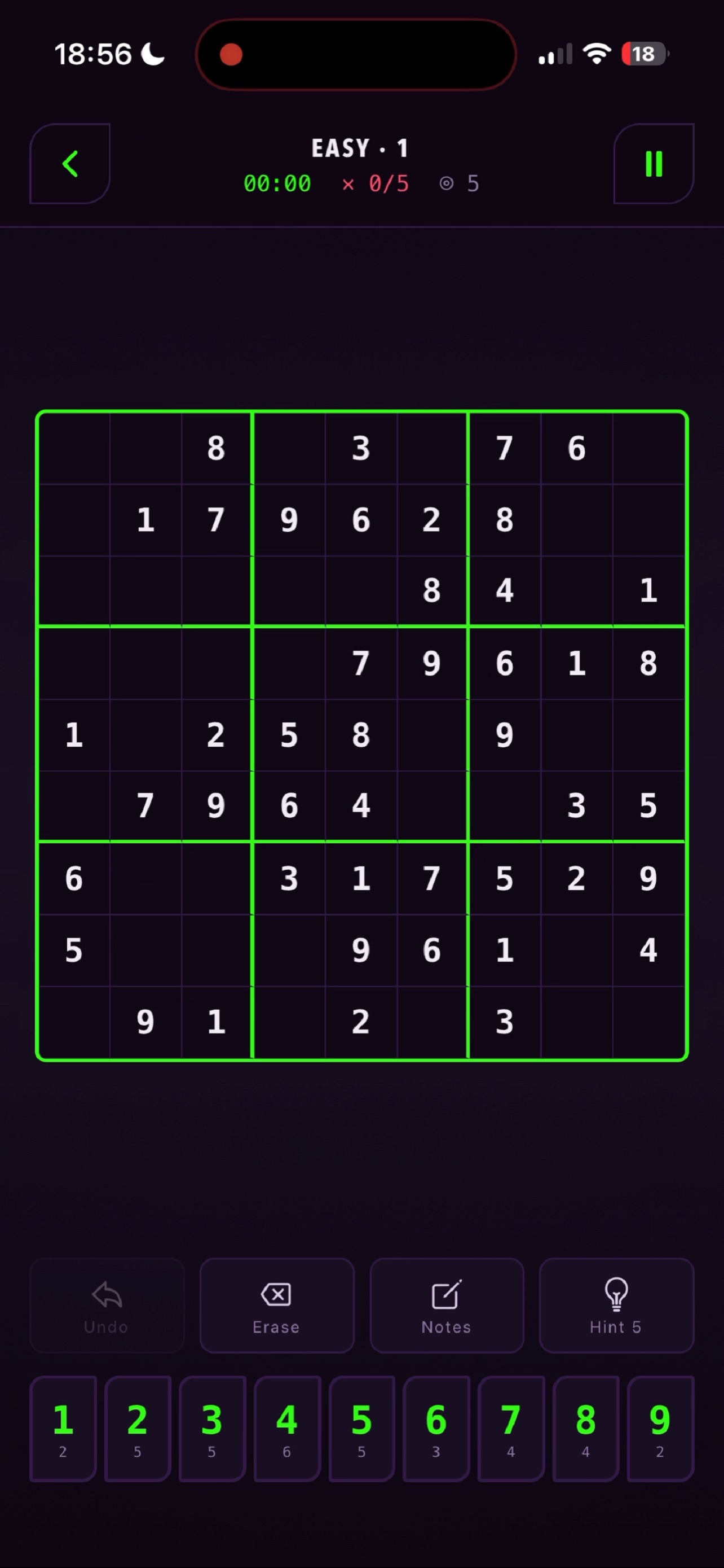 Screenshot 8 of GrinGlitch Numbers