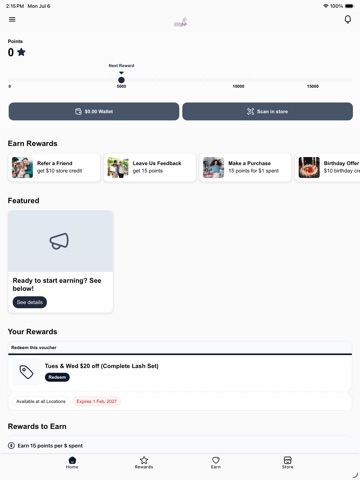 Whip Lash Salon and Beautique iPad screenshot