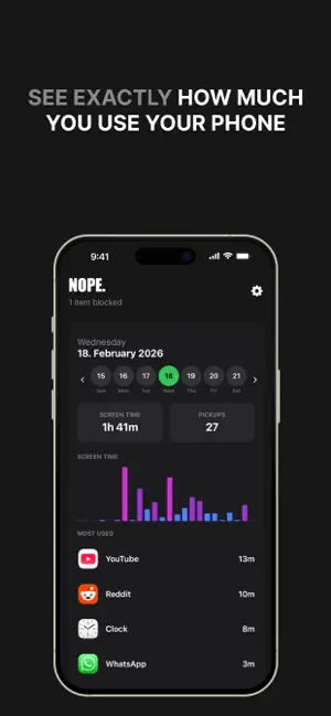 Nope: Screen Time Blocker screenshot 2