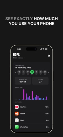 Nope: Screen Time Blocker Screenshot 2 of 4