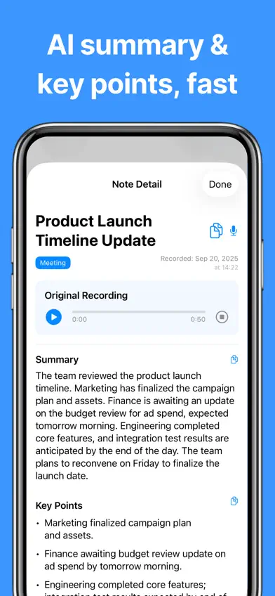 NoteSpeak: AI Speak to Text screenshot 2
