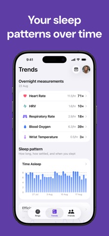 Sleep Rings & Trends: SleepKit Screenshot 2 of 5