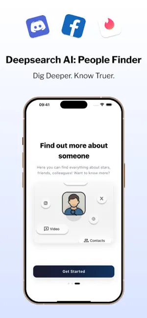 Deepsearch AI: People Finder iPhone screenshot 2