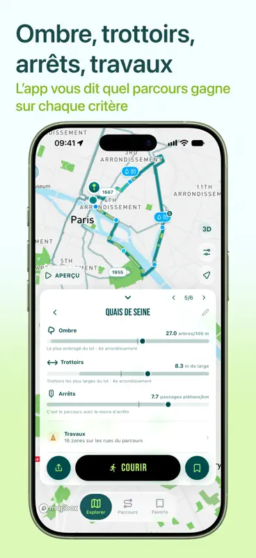 RunninParis – Parcours Running screenshot 5 of 10