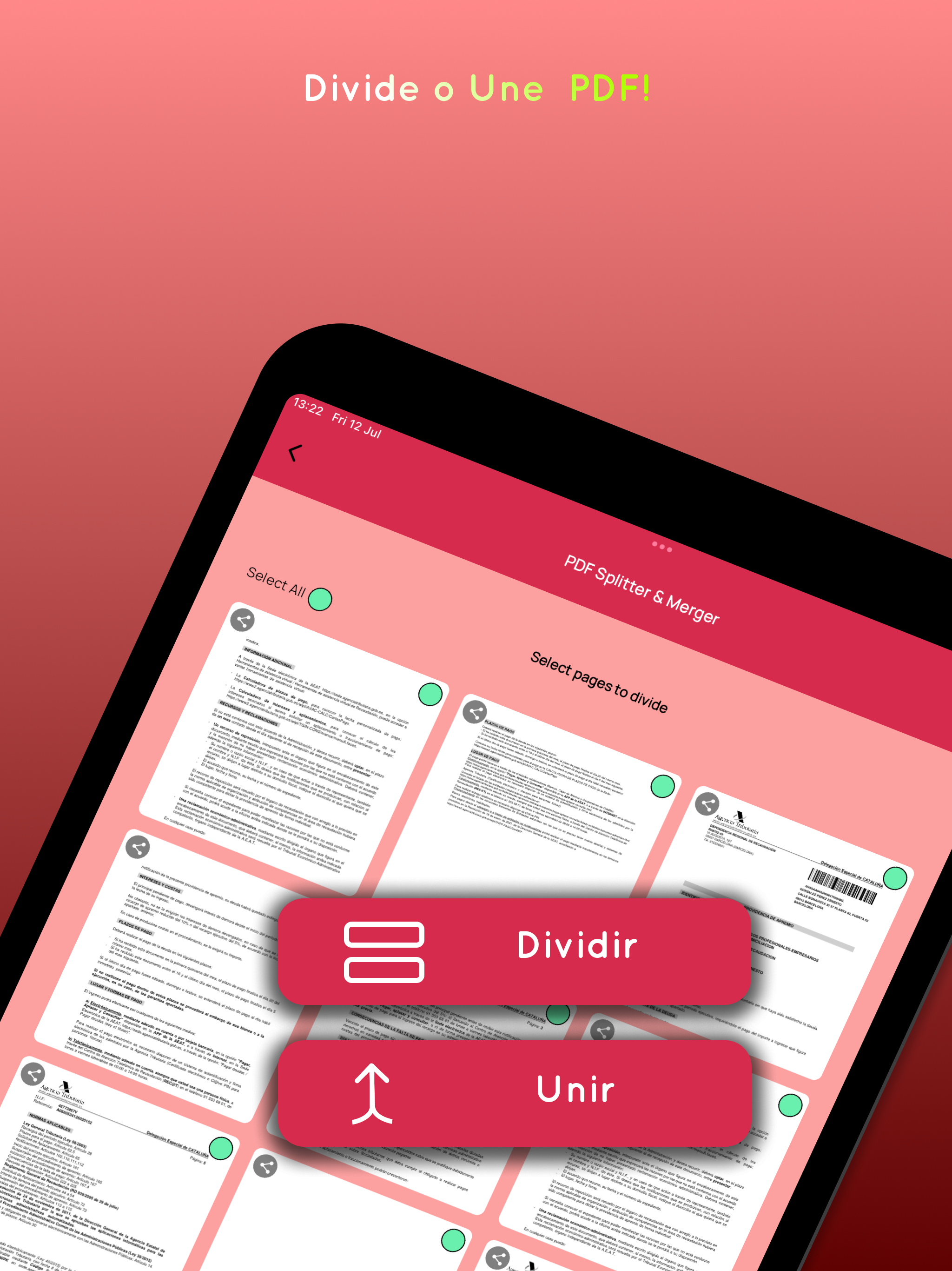 Split PDF Merger