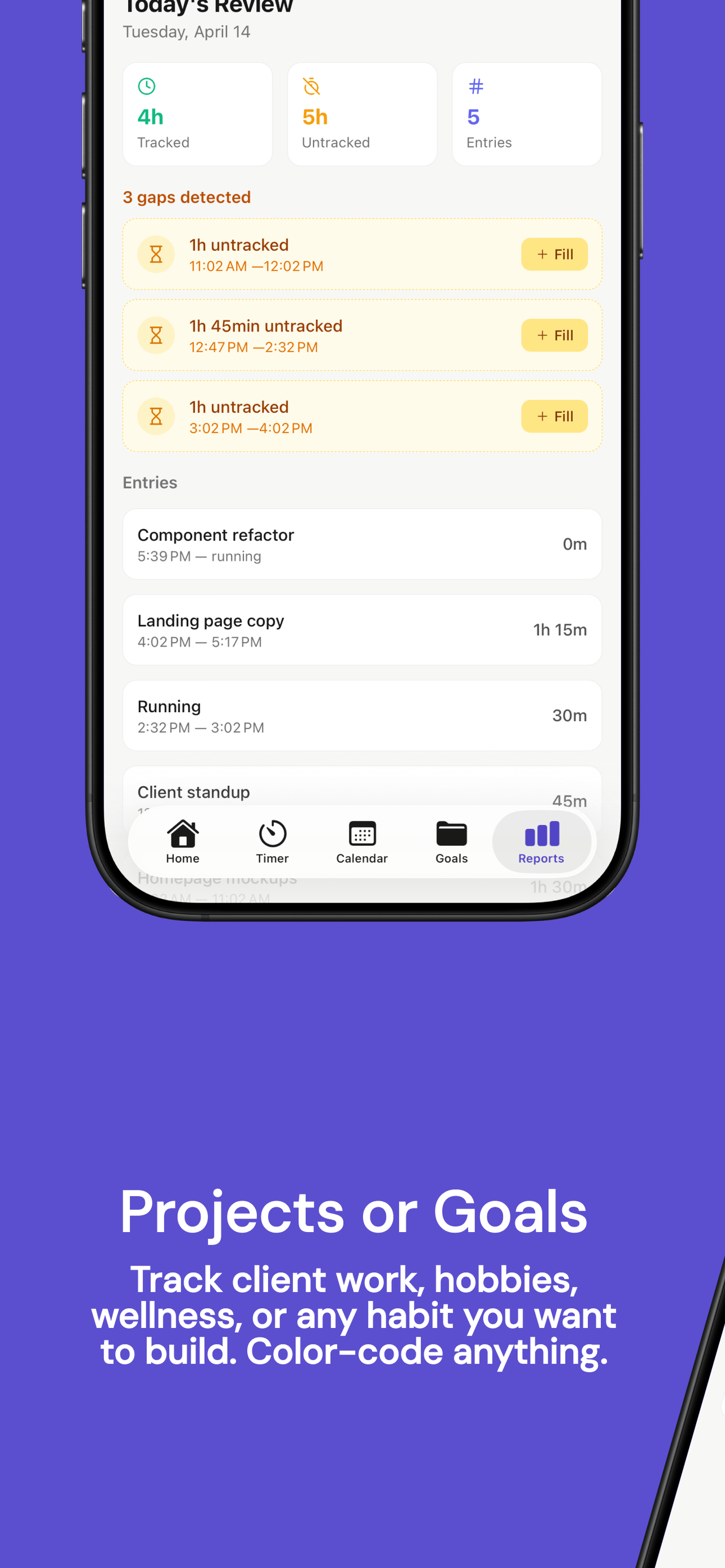 Pomlo - Project & Goal Tracker