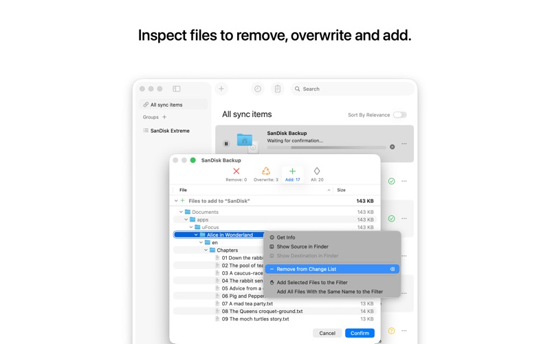 App screenshot