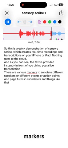 Sensory Scribe Screenshot 8 of 9