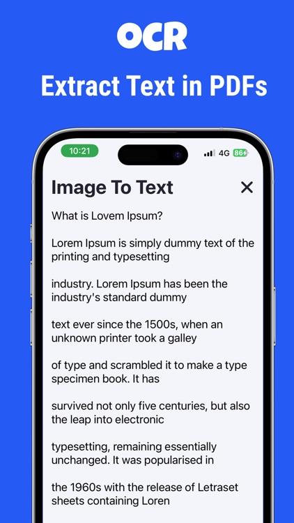 Scan OCR - Scanner PDF & Image