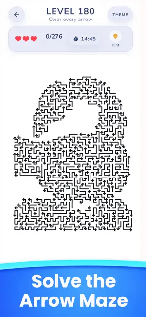Arrows Puzzle Escape:2D Master screenshot 2