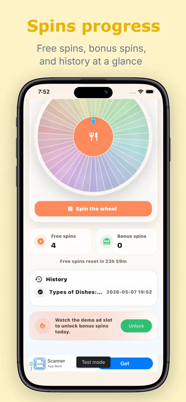 Screenshot #2 pour Eats Roulette