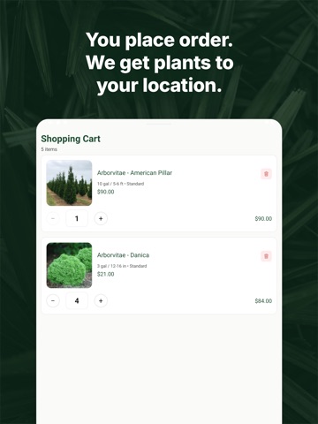 Arboras: Plant Fulfillment iPad screenshot