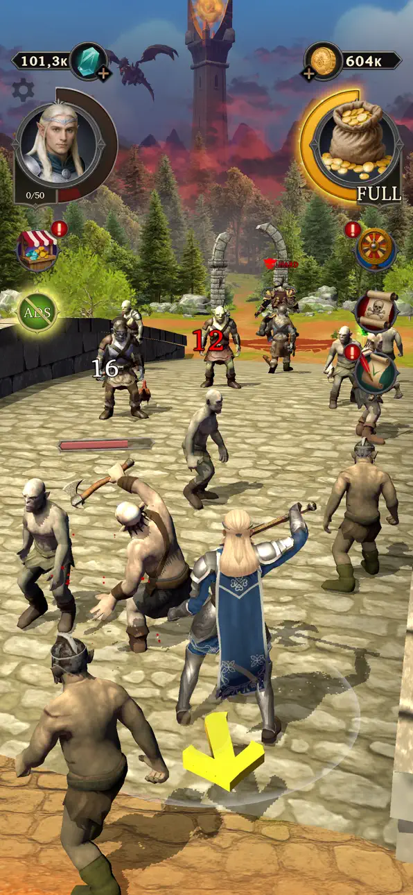 Elven Blade: The Last King Hack screenshot 2 - iOS game interface
