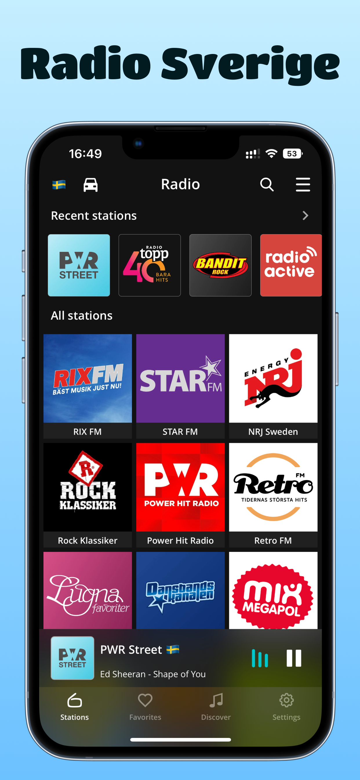 Radio Sverige FM - Tuner SE
