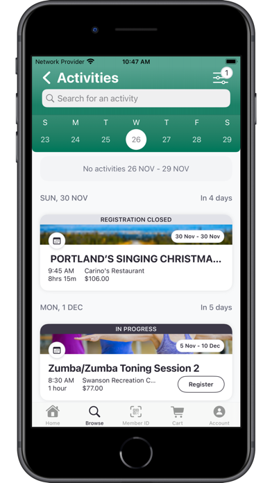 App screenshot