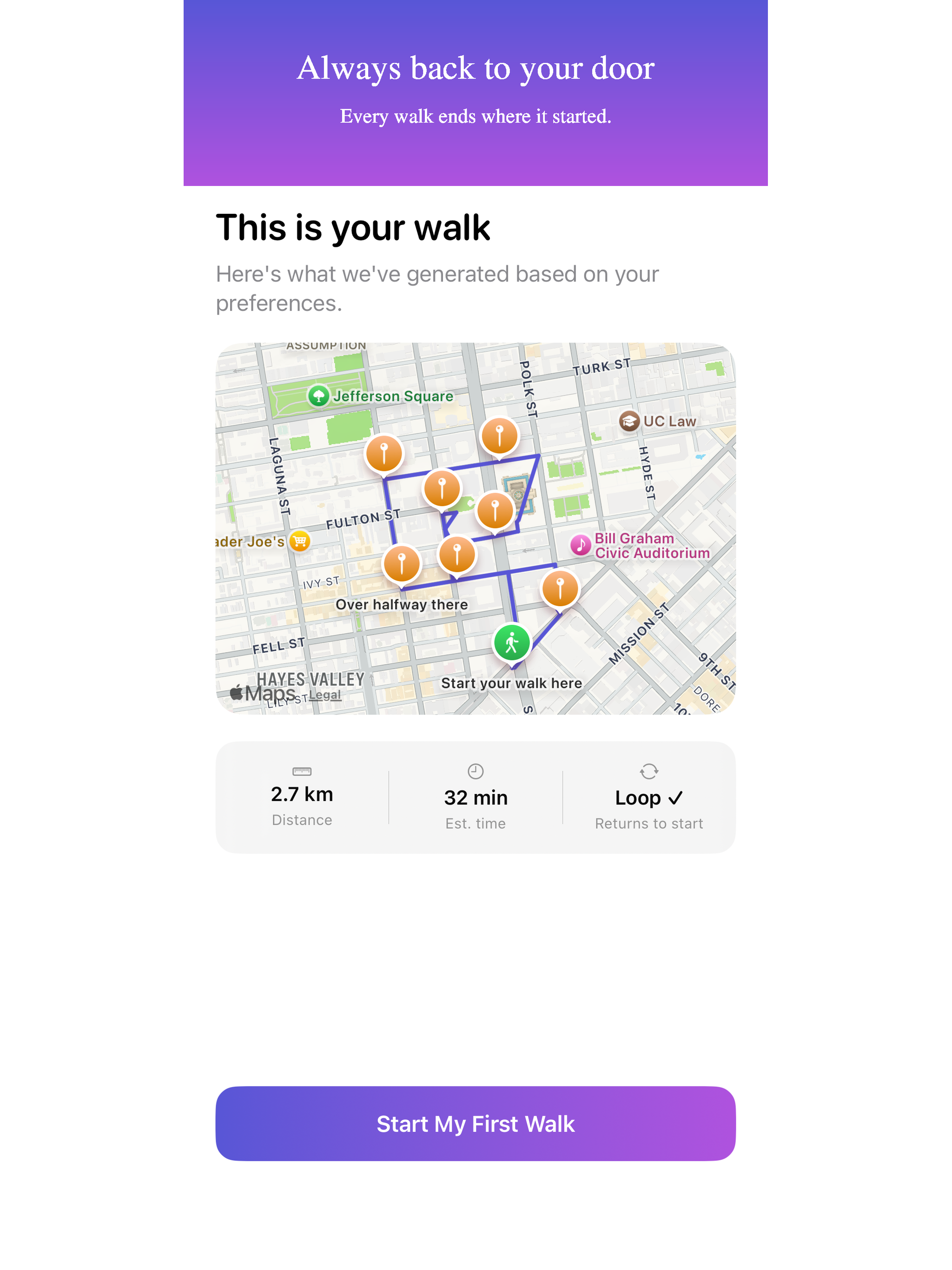 Random Walk: Loop Routes screenshot 8