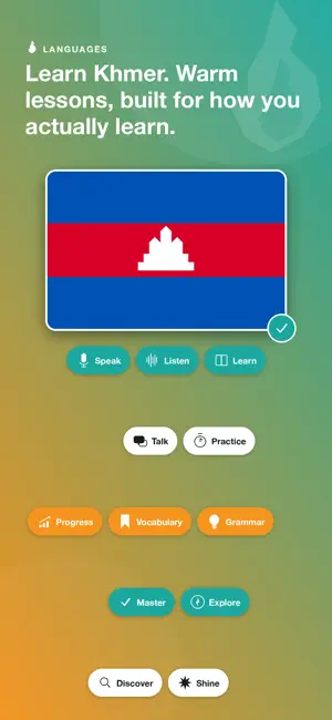 Learn Khmer - LingFast screenshot 1