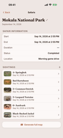 Mokala Safari: Map & Guide Screenshot 9 of 10