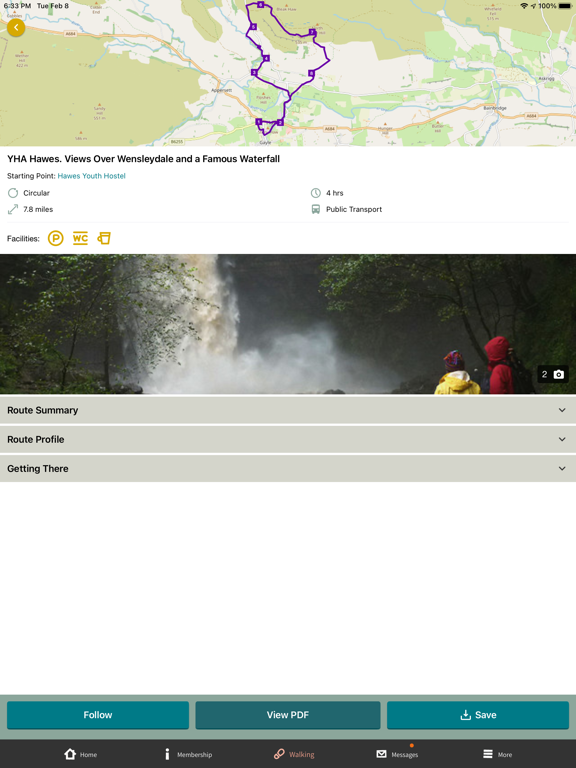 Ramblers iPad screenshot 4 - Health & Fitness app