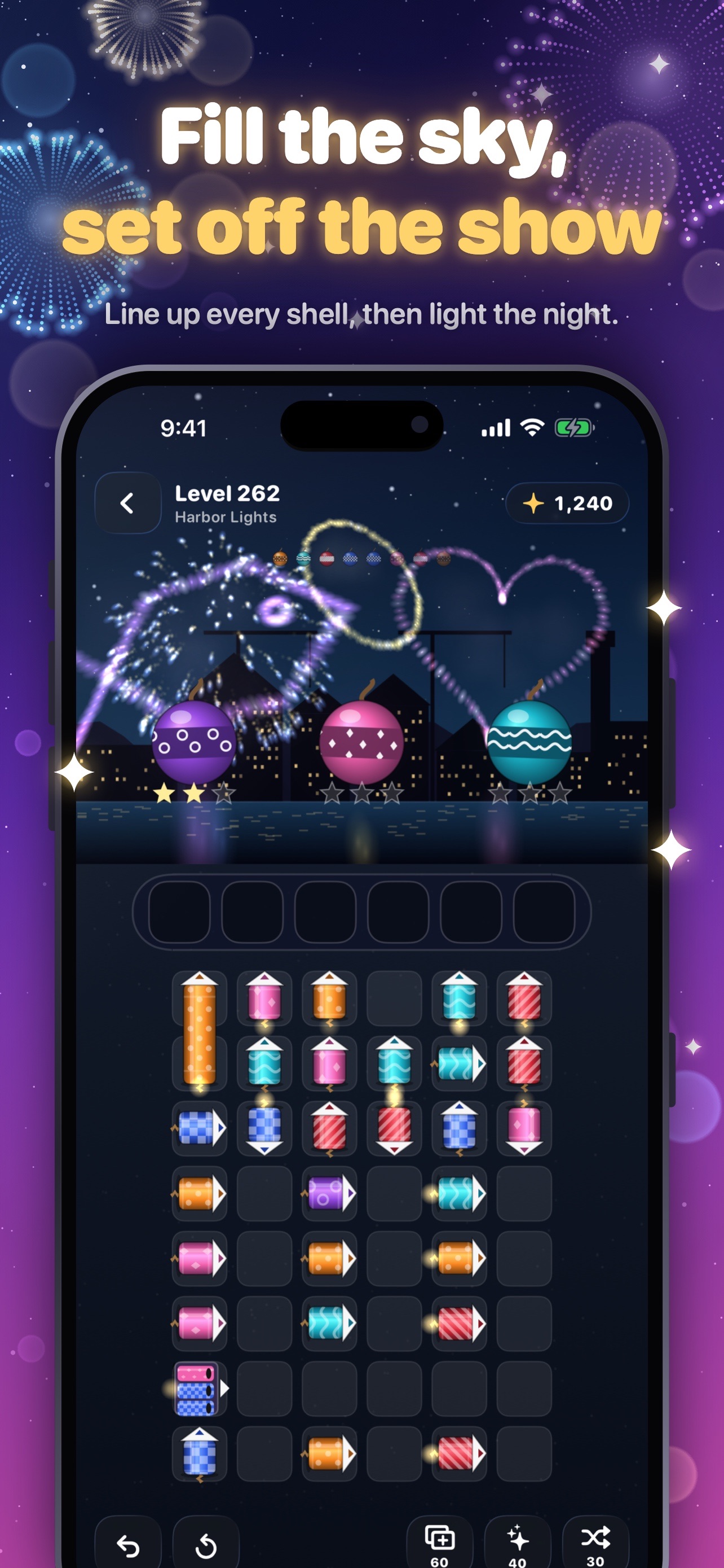 Screenshot 2 of Fuse: Fireworks Puzzle