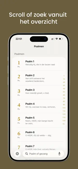 Psalmen iPhone screenshot 1
