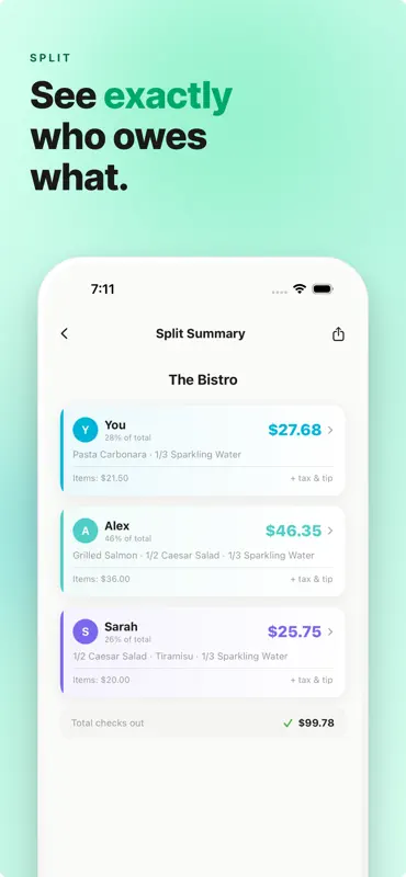Split - Receipt Splitter screenshot 4 of 5