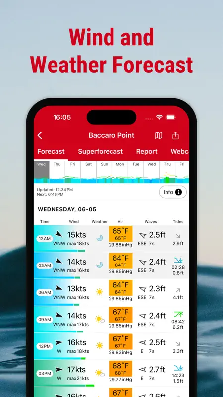 Windfinder: Wind & Weather map screenshot 3 of 10