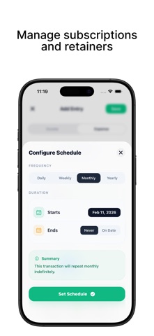 Hourly: Freelance Tracker Screenshot 6 of 10