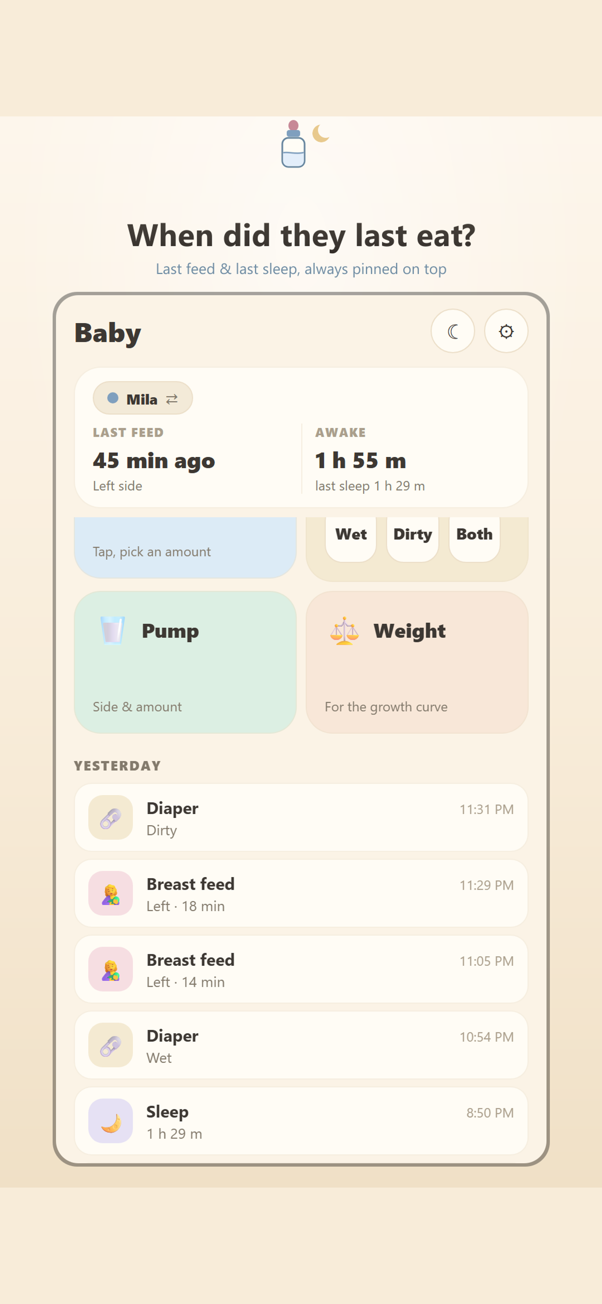 Baby Tracker: Nursing & Sleep screenshot 4