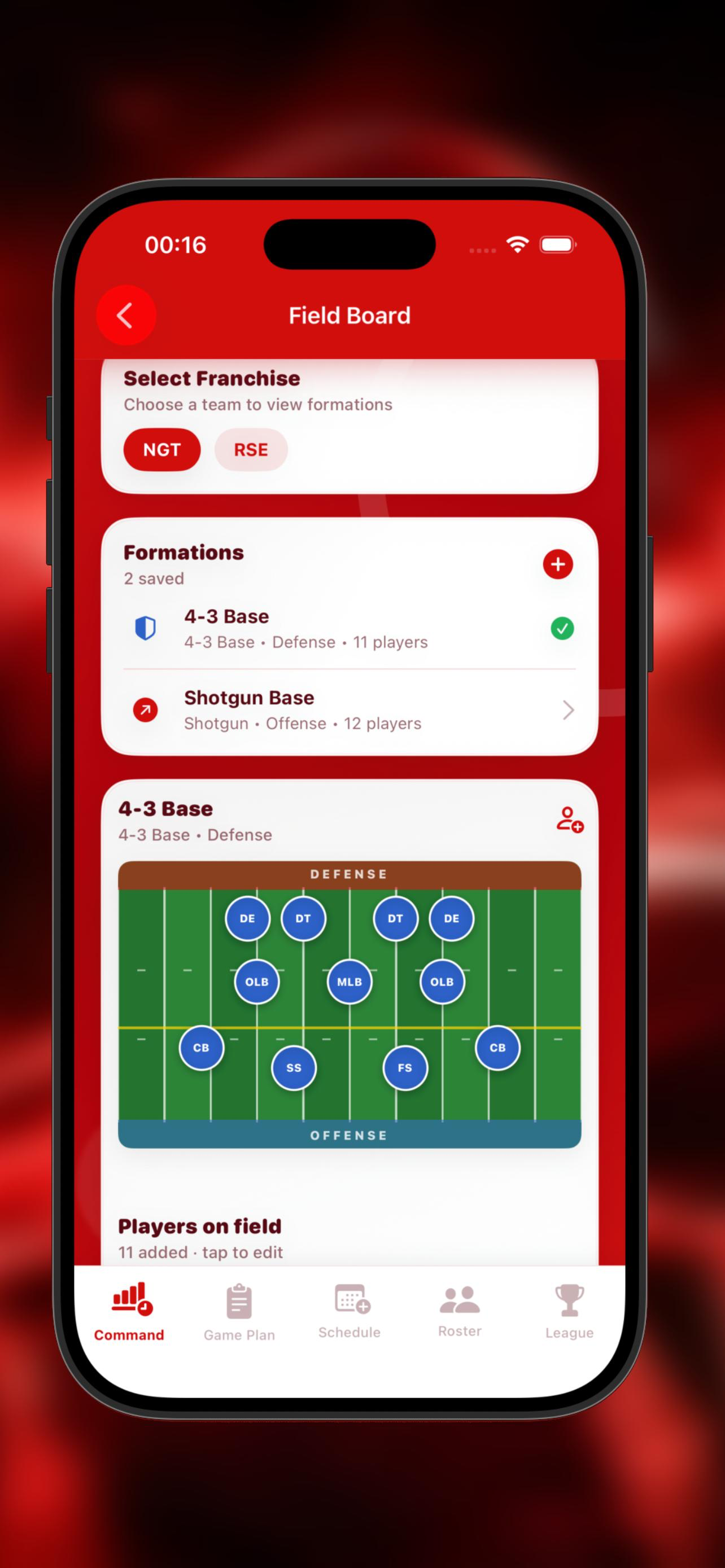 BVD Sport Planner