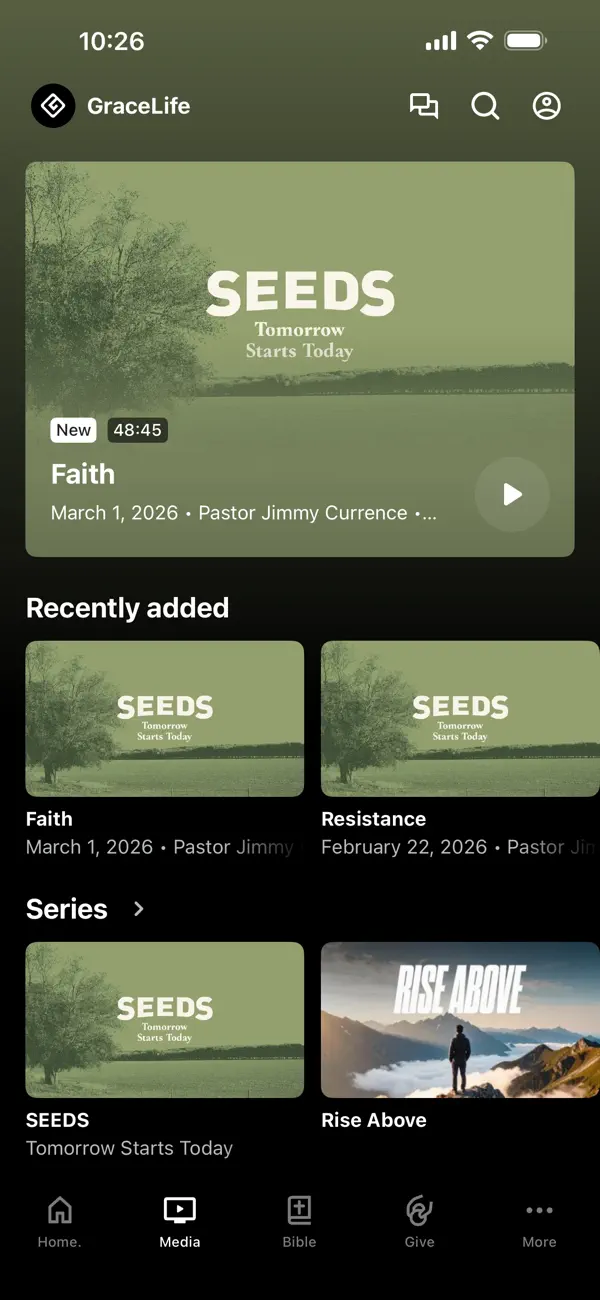 Screenshot #2 pour GraceLife.Church App