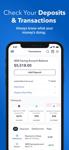National Debt Relief iPhone screenshot