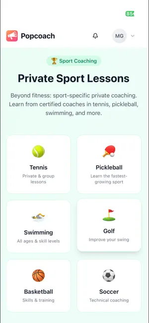 Popcoach screenshot 4