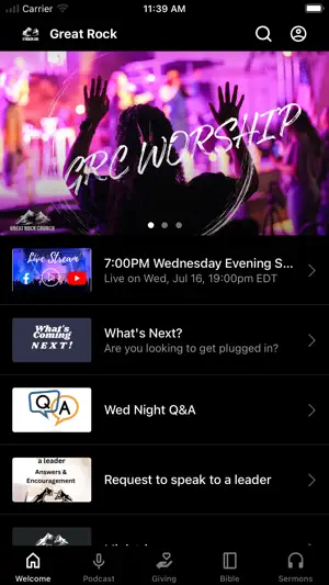 Great Rock Church screenshot 1