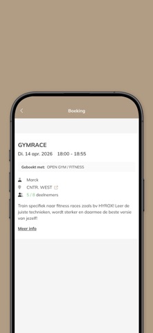 CNTR GYM iPhone screenshot