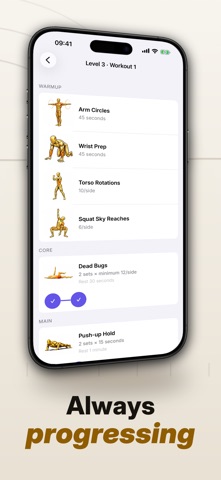 Caliscool: Calisthenics iPhone screenshot