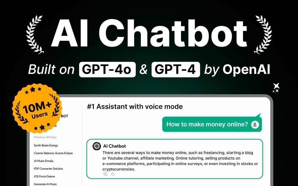 #7. AI Chatbot: Ask GPT Assistant (macOS) Przez: Mamoona Yasin