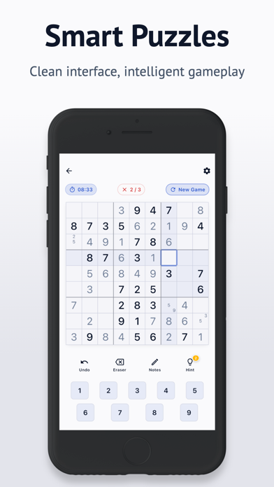 Sudokan - Smart Sudoku app screenshot