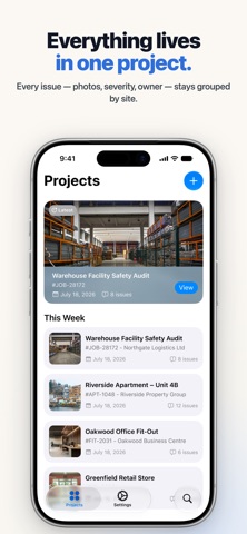 Fieldvox - Punch List Reports Screenshot 1 of 6