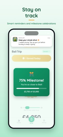 SaveJar: Savings Goal Tracker Screenshot 8 of 10