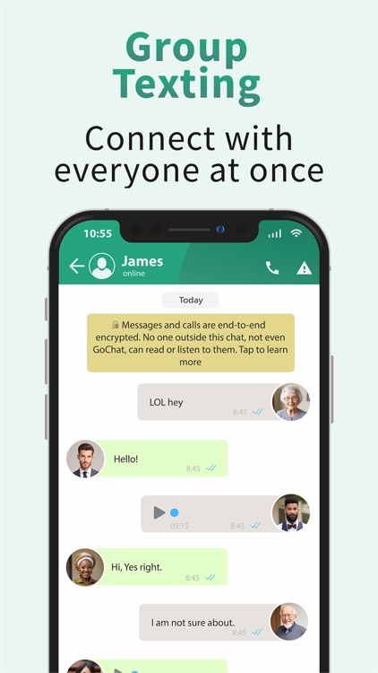 GoChat – Text, Voice, Video screenshot-3