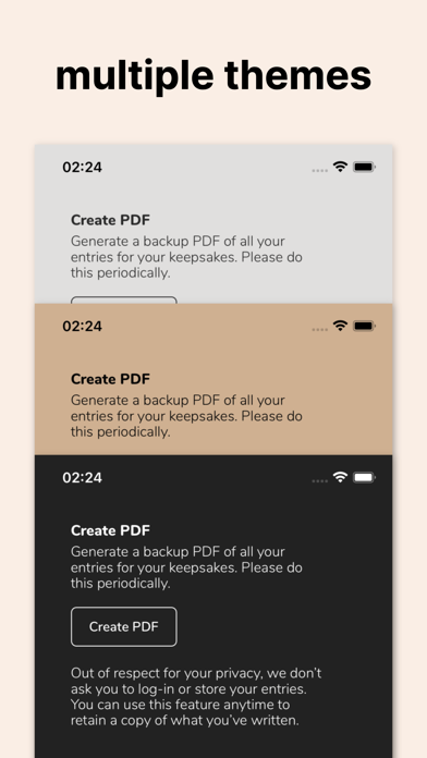 Good Things gratitude journal Screenshot
