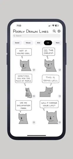 Screenshot von Poorly Drawn Lines auf dem iPhone 3