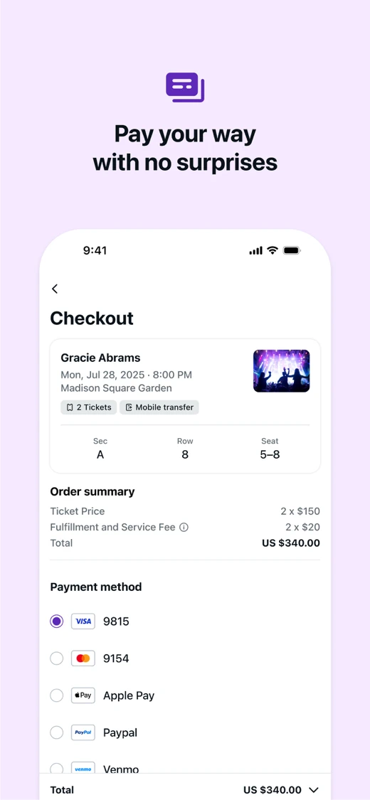 StubHub: Event Tickets screenshot 4