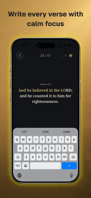 VerseWrite: Scripture Writing screenshot 3