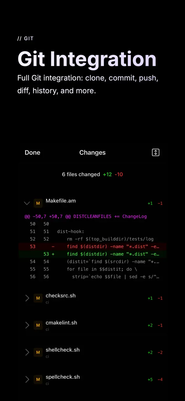 #2. Buffer Editor - Code Editor (iOS) โดย: Blakzero Oy